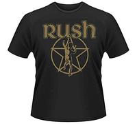 Rush 'Metallic Starman' Mens T Shirt M Black