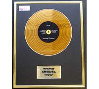 RUSH/MINI GOLD DISC DISPLAY/LIMITED EDITION/COA/MOVING PICTURES