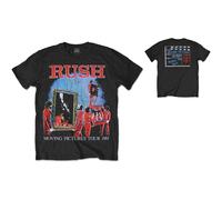 Rush Moving Pictures 1981 Tour Officially Licensed T-Shirt Back Print FREE P&P
