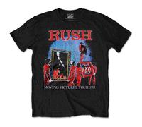 Rush Moving Pictures Tour T Shirt L