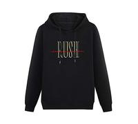Rush Permanent Waves Rock Tour Merch Geddy Lee Tom Sawyer Hoodies Long Sleeve Pullover Loose Hoody Sweatershirt L Black