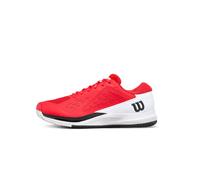 Wilson Men's Rush PRO ACE Tennis Shoe, Infrared/White/Black, 10 UK