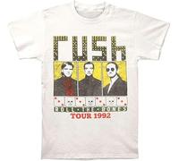 Rush Roll The Bones 1992 Tour Men T-Shirt White