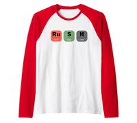Rush (Ru-S-H) Periodic Table Elements Shirt Raglan Baseball Tee