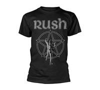 Rush Starman Official Tee T-Shirt Mens Unisex (Small) Black