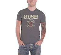 Official Rush T Shirt 2112 star man band logo tour fly by night new mens