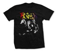 RUSH T Shirt Band Photo Stars Logo Official Mens Black XXL