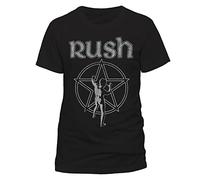 Rush T Shirt Starman Progressive Rock Hard Rock Mens S Black