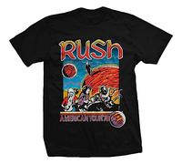 Rush - T-Shirt # Xxl Unisex Black # Us Tour 1978