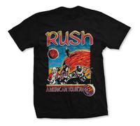 Rush Backstage Club Men's T-shirt US Tour 1978 Black XL