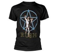 Rush Men's Starman Glow Short Sleeve T-Shirt, Black, XX-Large
