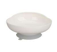 Rushbom Spill Proof Scoop Bowl, Spill Proof Scoop Plate,Spill Proof Scoop Plate Adaptive Self Feeding Dinnerware with Anti Skid Base for Parkinson Dementia Stroke Tremors