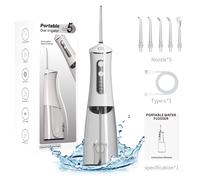 Rushi R-A31 Electric Water Flosser, 350ml Water Tank, 1500mAh Battery, White