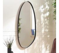 Rushmore Wall Mirror - Organic - Black Metal