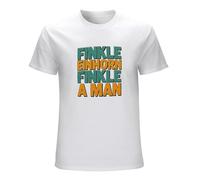 RUSHUI Ace Ventura Finkle Men's Short Sleeve T-Shirt Top Size 3XL White