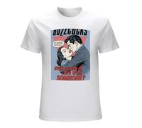 RUSHUI Buzzcocks Fallen in Love Men's Short Sleeve T-Shirt Top Size XL White