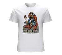 RUSHUI Killing Joke Empire Song Men's Short Sleeve T-Shirt Top Size M White
