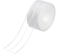 Rusoz Bathroom Sealant Tape Clear, Bath Sealing Strip Waterproof Shower Sealant Strong Adhesive Caulk Anti Mould 38mmx3.2m with Adhesive Aid for Bathrooms, Toilets, Kitchens and Sink