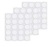 Rusoz Double Sided Sticky Pads, 60 Piece Nano Double Sided Tape Round 30mm Removable Strong Sticky Wall Tape Strips Traceless Washable Sticky Pads Heavy Duty Reusable