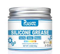 Rusoz Silicone Grease 100g Dielectric Grease, Waterproof Silicone Lube for O Ring, Faucet, Espresso Machine, White Waterproof Lubricant for Rubber Seals, Kitchenaid Stand Mixer, Filte