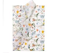 RUSPEPA Floral Wrapping Tissue Paper - 30 Sheets 35x50 cm Wildflower Tissue Paper Bulk for Girls Women Birthday, Wedding, Bridal Shower, Art Craft, Tea Party, Favor Decoration