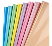 RUSPEPA Gift Wrapping Paper Sheets - Solid Color Coloured Wrapping Paper Perfect for Easter, Party, Holiday, Wedding, Birthday, Mother's Day - 8 Folded Sheets - 50 x 70 cm