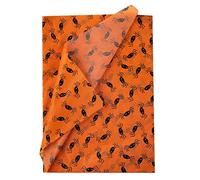 RUSPEPA Gift Wrapping Tissue Paper - 25 Sheets Spider Design Gift Wrap Paper Bulk for Halloween Decorations, DIY Crafts - 50 x 70 cm