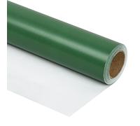 RUSPEPA Green Glossy Wrapping Paper - Mini Roll - Solid Color for Wedding, Birthday, Shower, Congrats, and Holiday Gifts - 44.5 cm x 10 m