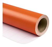 RUSPEPA Orange Wrapping Paper Solid Color for Halloween, Wedding, Birthday, Shower, Congrats, and - 76 cm x 10 m