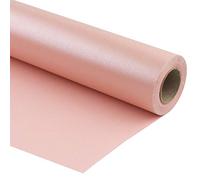 RUSPEPA Pink Matte Wrapping Paper - 81.5 Sq.Ft - Solid Color Pearly-Lustre Paper Perfect for Wedding, Birthday, Christmas, Baby Shower Gifts - 76 cm X 10 m