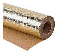 RUSPEPA Wrapping Paper Roll - Mini Roll - 43.2cm x 5m - Sparkle Gold for Birthday, Holiday, Wedding, Baby Shower