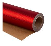 RUSPEPA Wrapping Paper Roll - Passionate Red for Birthday, Holiday, Wedding, Baby Shower - 76 cm x 5 m