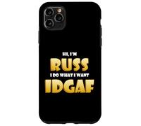 Russ Costume IDGAF Funny Meme Russ Halloween Costume Russel Case for iPhone 11 Pro Max