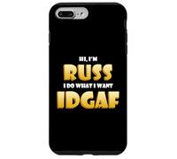 Russ Costume IDGAF Funny Meme Russ Halloween Costume Russel Case for iPhone 7 Plus/8 Plus