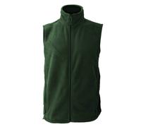 Russel Men's Fleece Gilet Jacket Bodywarmer in Bottle Green | Size: XS Russel Bottle Green XS