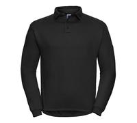Russell 012M Heavy Duty Workwear Polo Collared Jumper Sweatshirt XS-4XL