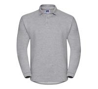 Russell 012M Heavy Duty Workwear Polo Collared Sweatshirt Jumper XS-4XL