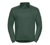 Russell 012M Heavy Duty Workwear Polo Collared Sweatshirt Jumper XS-4XL