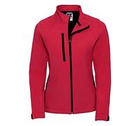 Russell 140F-CR-M Ladies' Softshell Jacket, Medium Size, Classic Red