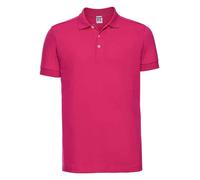 Russell 566M Polo 95% cotton/5% Lycra Stretch Slim Fit Short Sleeve Shirt