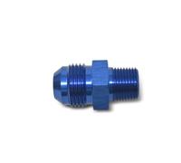 Russell 660460 Blue Anodized Aluminum -6AN Flare to 3/8" NPT Pipe Adapter