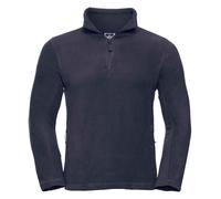 Russell 874M Plain Quarter Half Zip Neck Long Sleeve Fleece