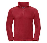 Russell 874M Plain Quarter Half Zip Neck Long Sleeve Fleece
