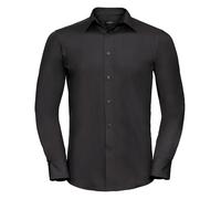 Russell 924M Mens Mans Long Sleeve Tailored Easy Care Poplin Shirt