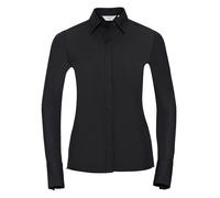 Russell 960F Long Sleeve Womens Ladies Womens Cotton Blend Stretch Shirt Blouse
