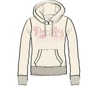 RUSSELL ATHLETIC A01422-SY-045 RAINFALL - PULLOVER HOODY Sweatshirt Women's SOYA Size L