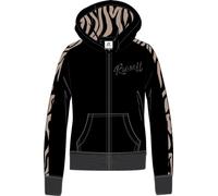 Russell Athletic A11122-IO-099 ANIMAL-ZIP THROUGH HOODY Sweatshirt Women's BLACK Size L