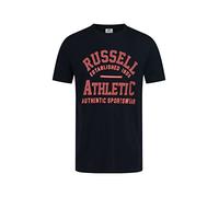 Russell Athletic A30121-NA-190 Script-S/S Crewneck TEE Shirt T-Shirt Men's Navy Size L