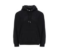 Russell Athletic A31302-IO-099 JENNA-PULL OVER HOODY - LEOPARD HOOD LINING Sweatshirt Women's BLACK Size XS
