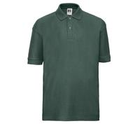 Russell Athletic Childrens Unisex Childrens/Kids Polo Shirt (Bottle Green) - Size 7-8Y